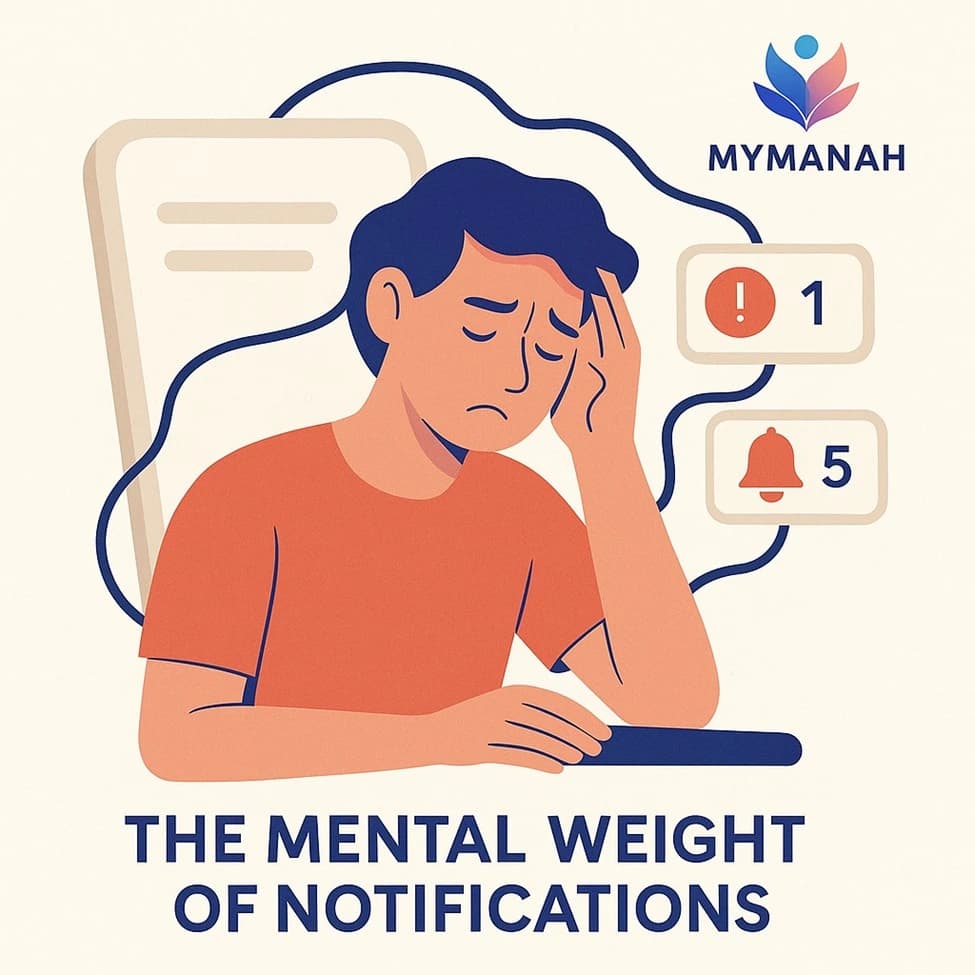 The Mental Weight of Notifications